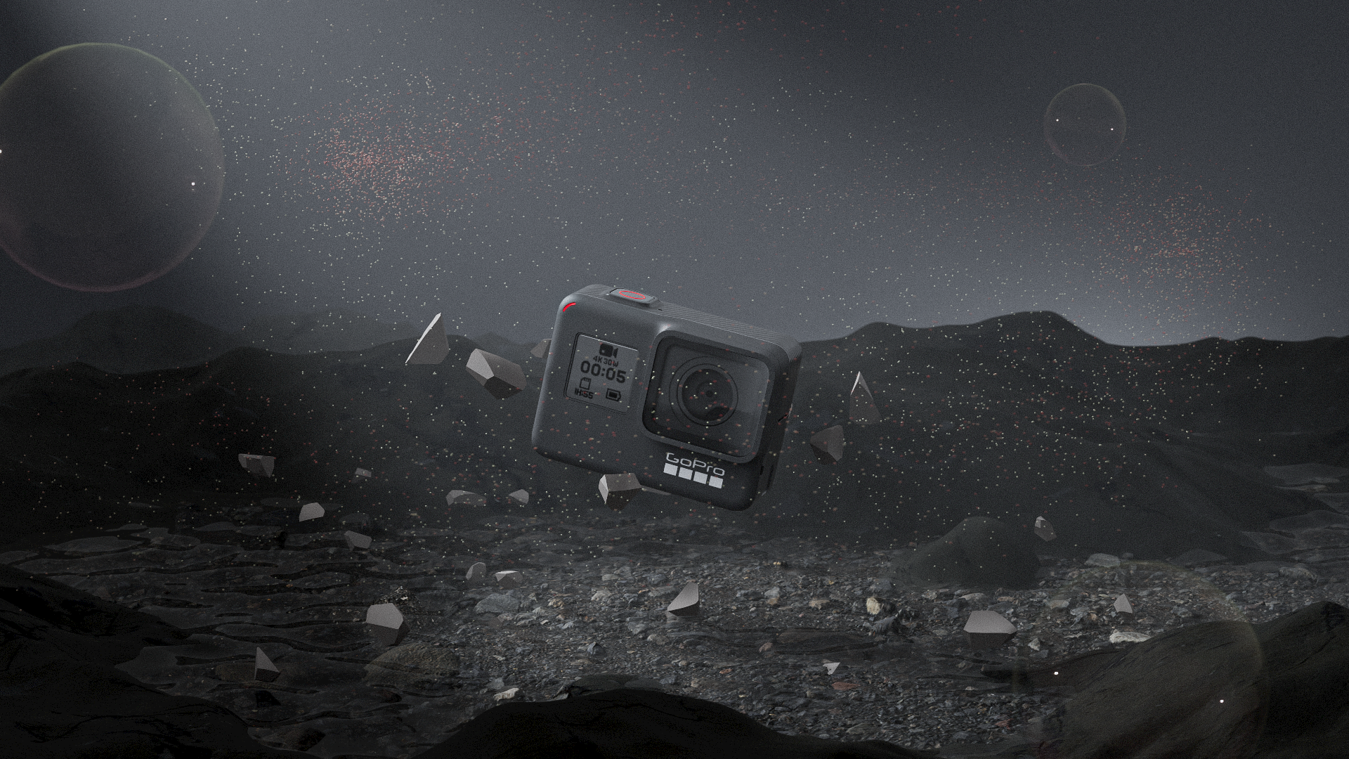 Gopro运动相机c4d渲染工程